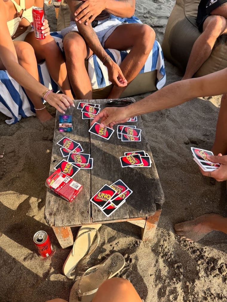 Plage & jeux de groupe
